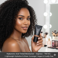 Hyaluronic Acid Tinted Moisturizer – Espresso – TM145 | Lightweight Hydration & Sheer Coverage | Vegan & Cruelty-Free